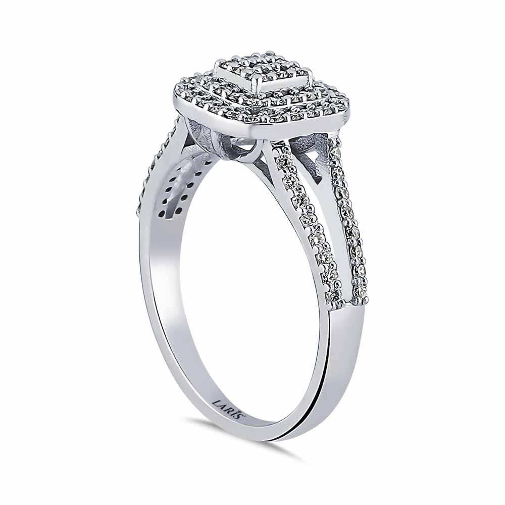 0,50 Karat Pırlanta Çift Kollu Coronet Yüzük - LP05353
