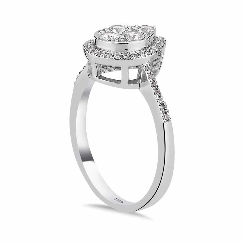 0,50 Karat Pırlanta Damla Coronet Yüzük - LP12038