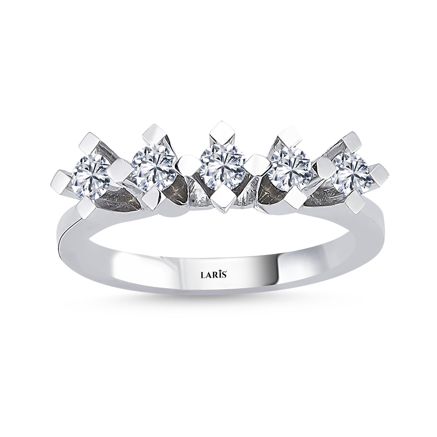 0.50 Karat Pırlanta Kare Tırnak Beştaş Yüzük - LP00072