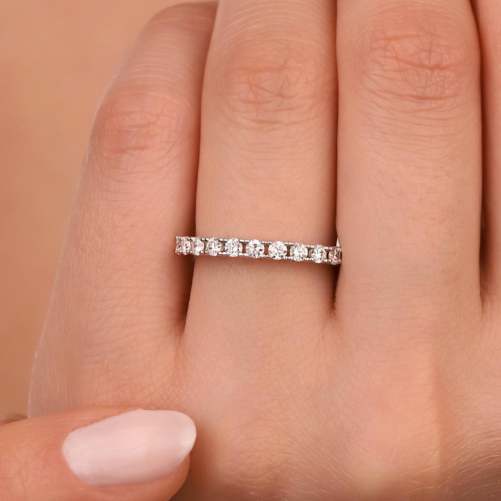 0,50 Karat Pırlanta Yarımtur Yüzük - LP12045