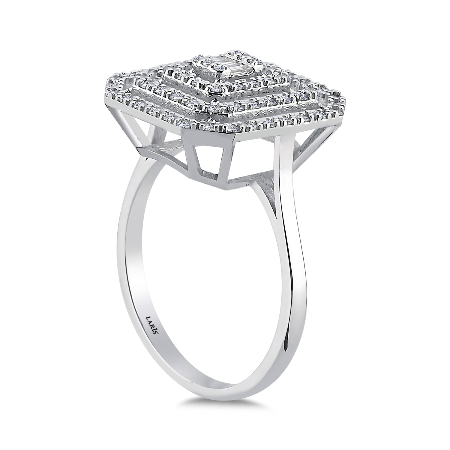 0,56 Karat Pırlanta Diamondé Baget Yüzük - LP07780