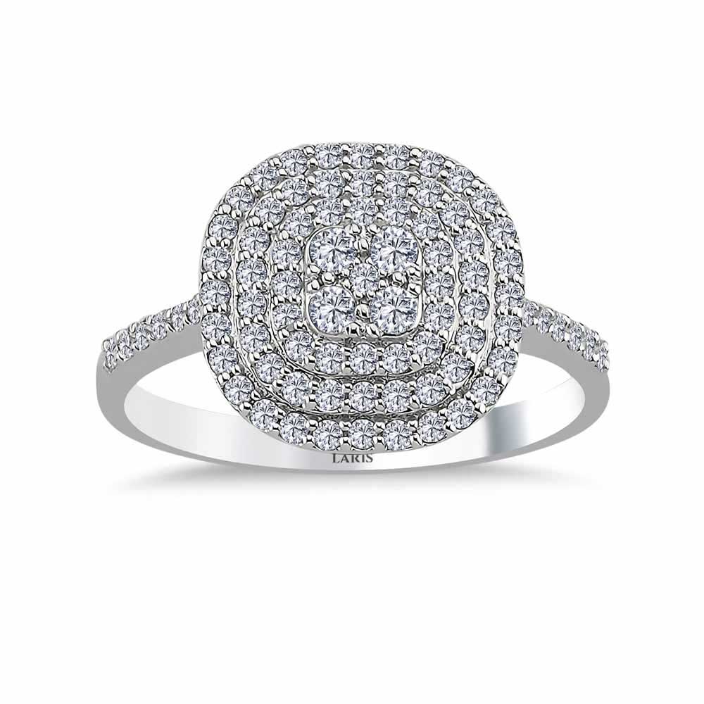 0,58 Karat Pırlanta Coronet Yüzük - LP05465