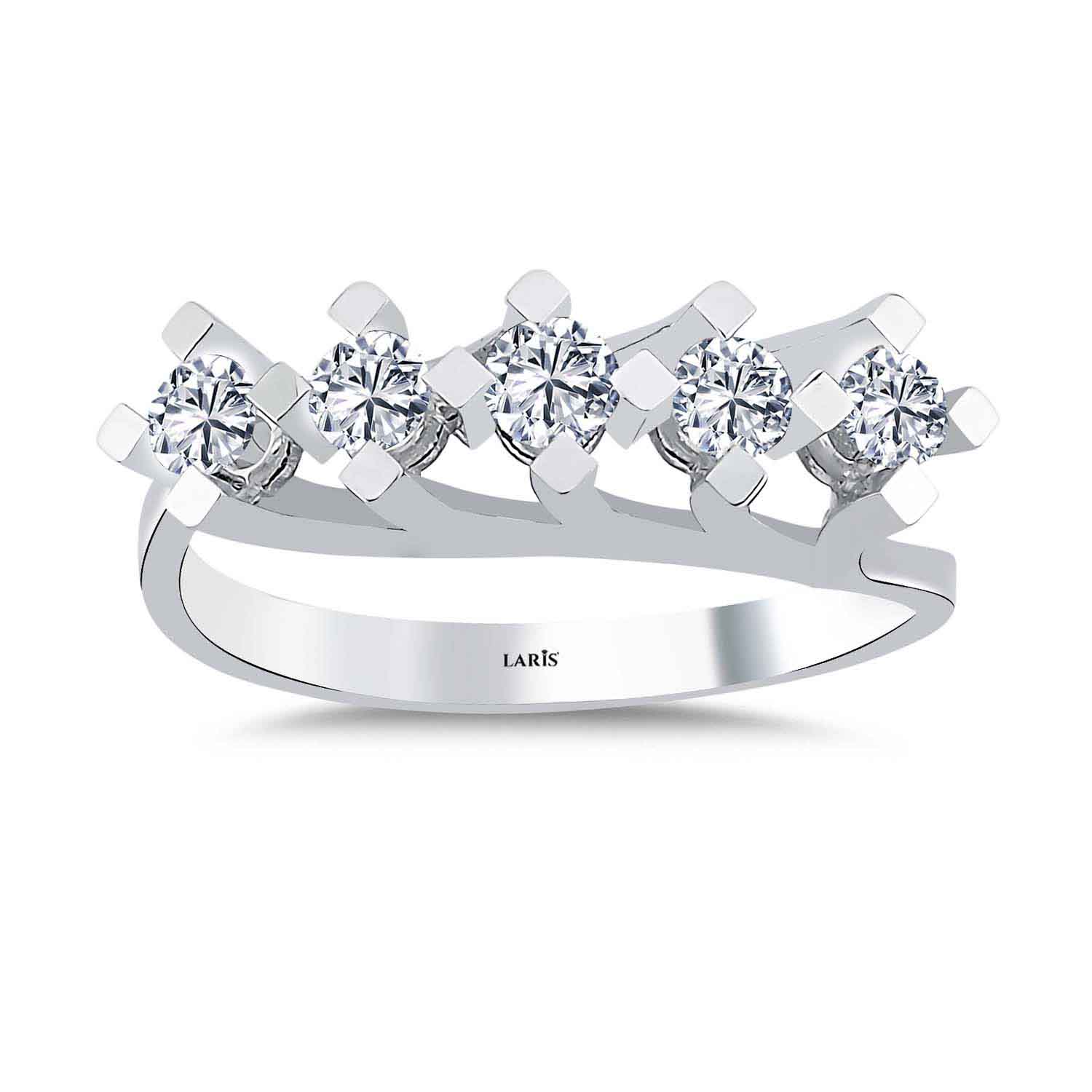 0.60 Karat Pırlanta Zenith Beştaş Yüzük - LP05592