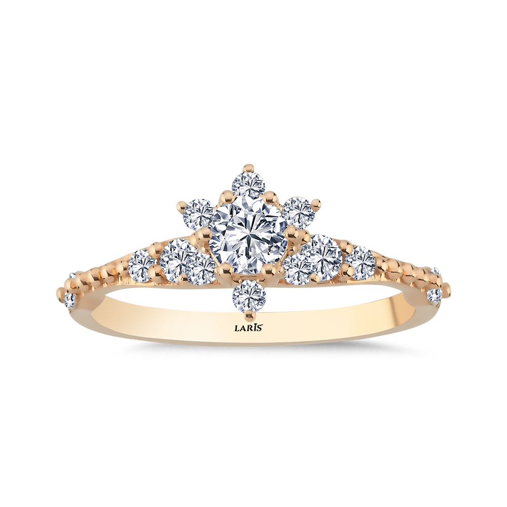 0,65 Karat Pırlanta Gloria Vintage Yüzük - LP10594