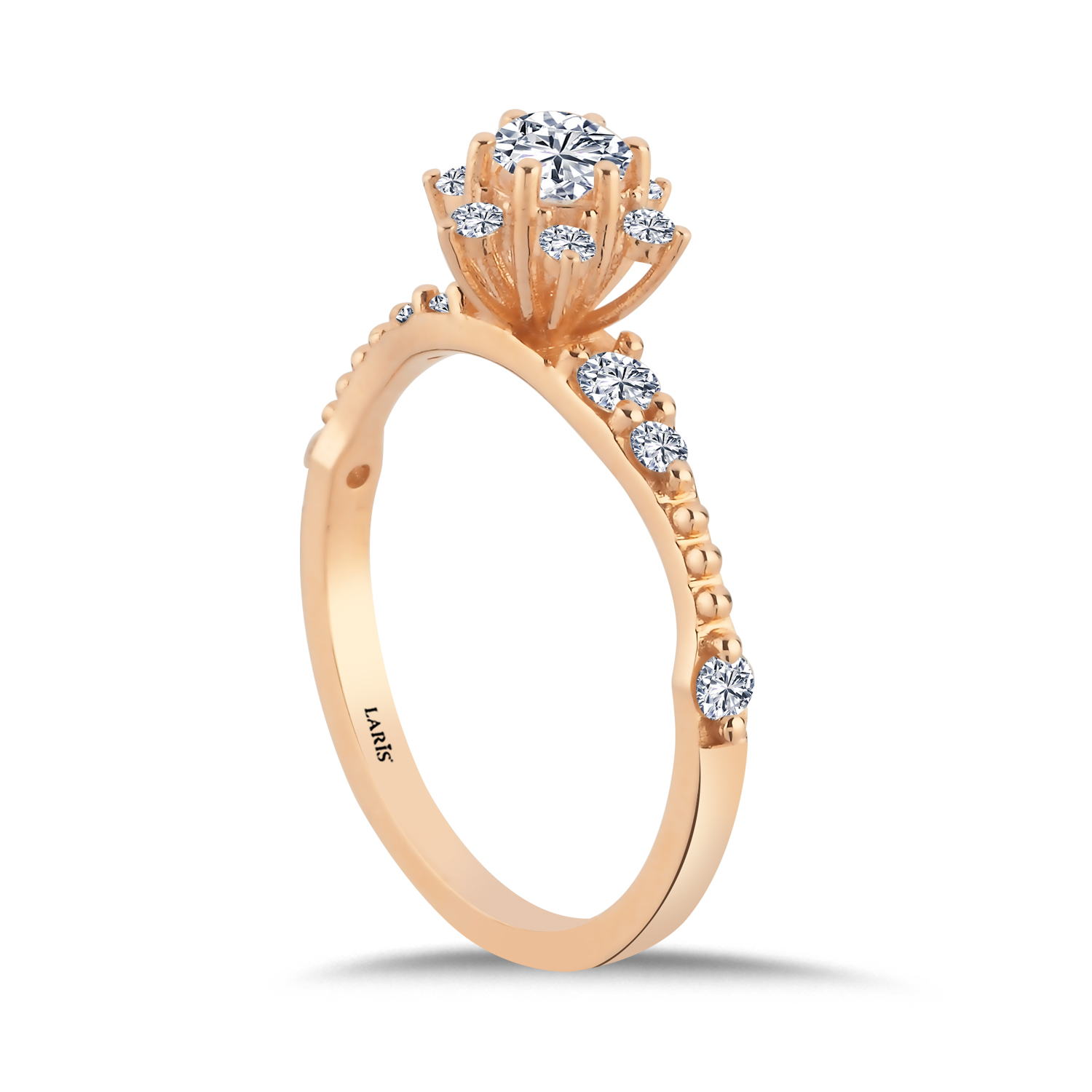 0,65 Karat Pırlanta Gloria Vintage Yüzük - LP10594