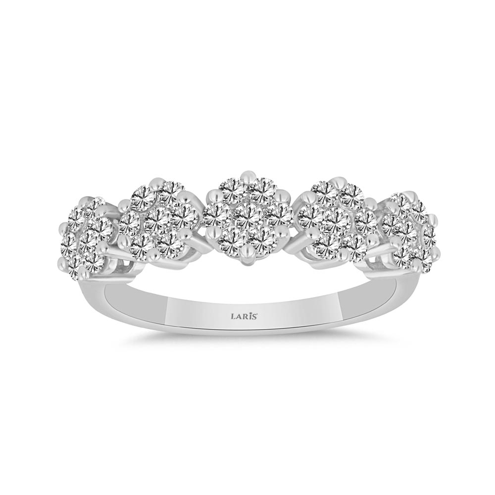 0.68 Karat Pırlanta Coronet Beştaş Yüzük - LP08546