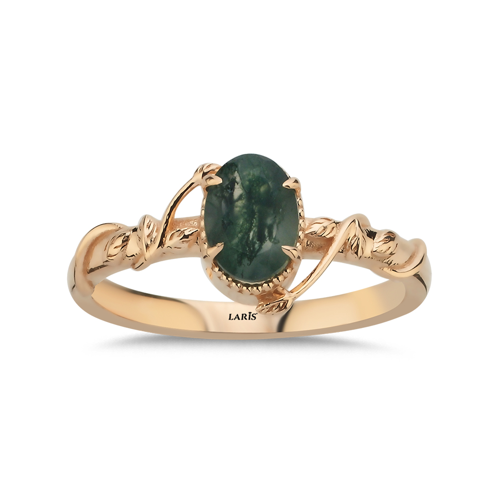 Vintage Yüzükler 0,75 Karat Akik Vintage Tasarım Yüzük - LP08451