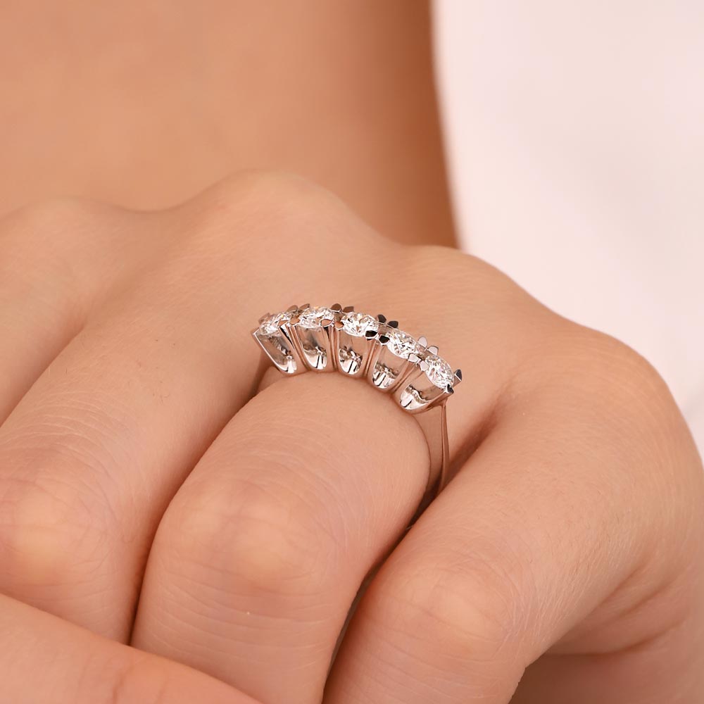 0,75 Karat Pırlanta Beştaş Yüzük - LP01174