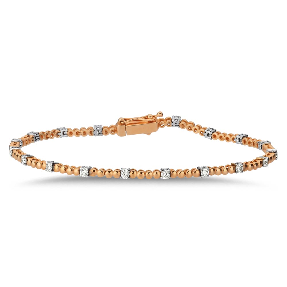 0.75 Karat Pırlanta Fantezi Suyolu Bileklik - LP05343