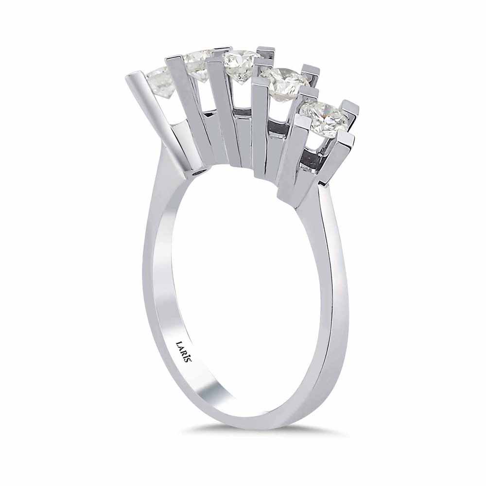 0,75 Karat Pırlanta Kare Tırnak Valiente Beştaş Yüzük - LP06654