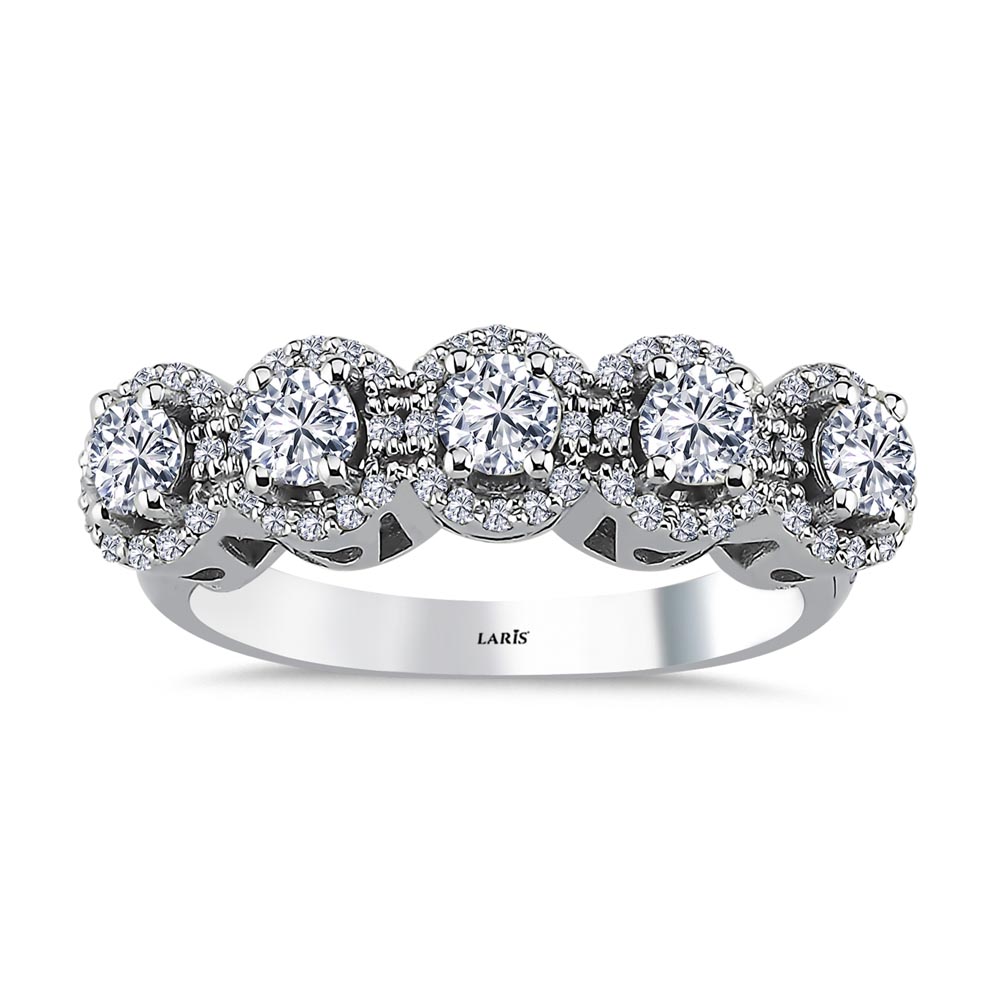 0,85 ct. Pırlanta Beştaş Halo Yüzük - LP10534