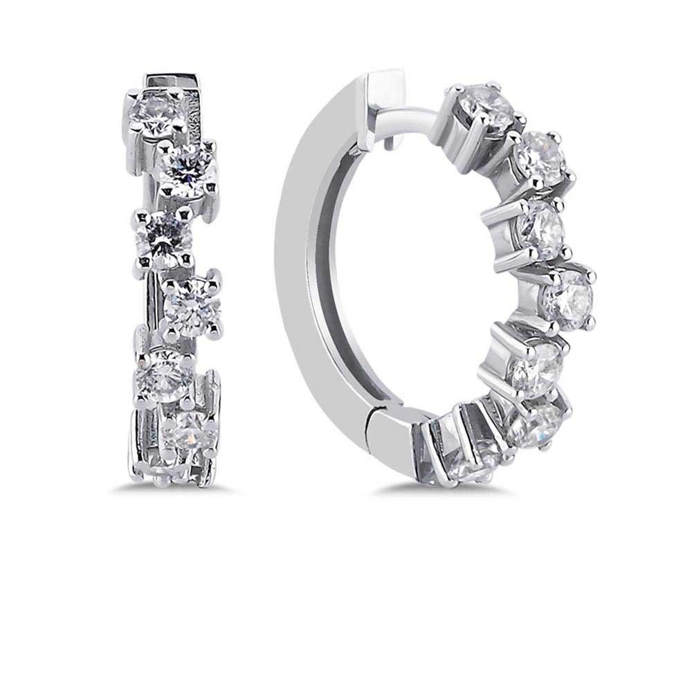 0,85 Karat Pırlanta Halka Küpe - LP10152