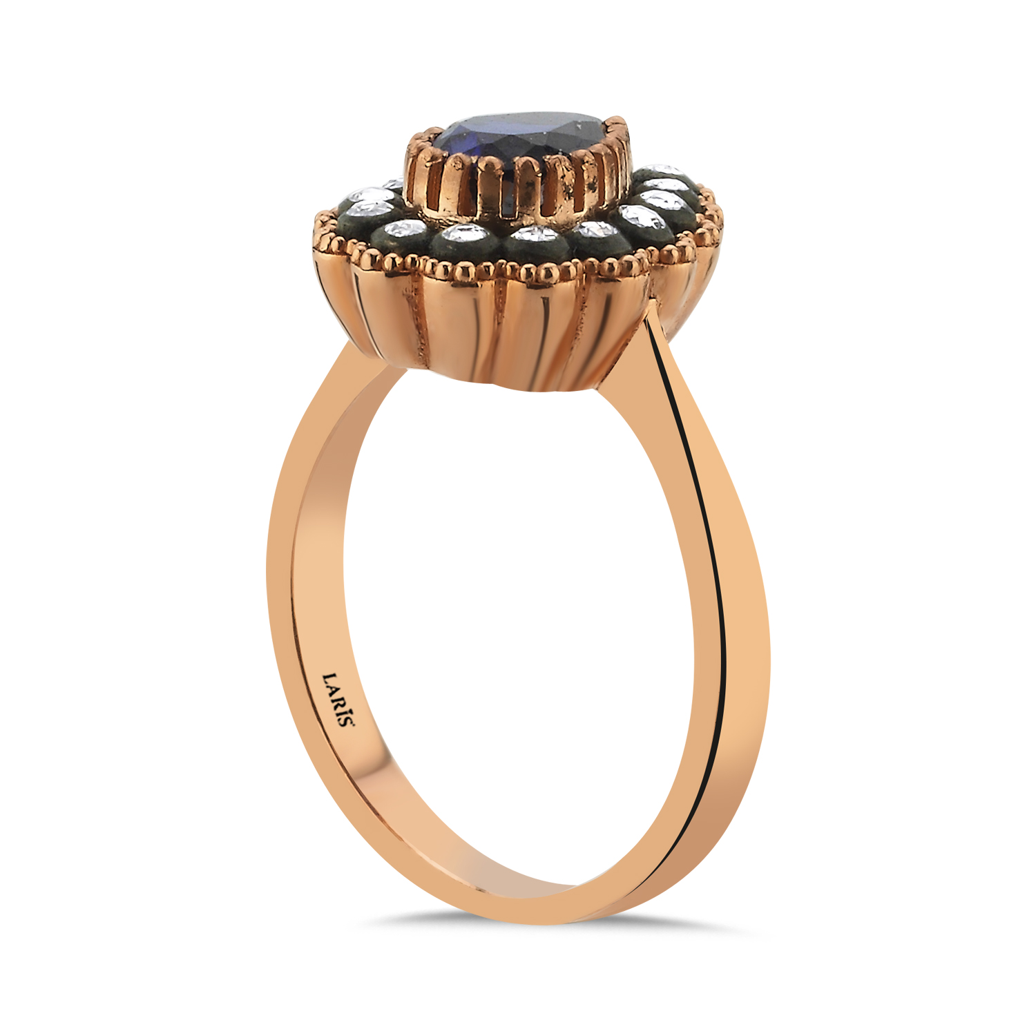 1,00 Karat Elmas Safir Yüzük - LP08736