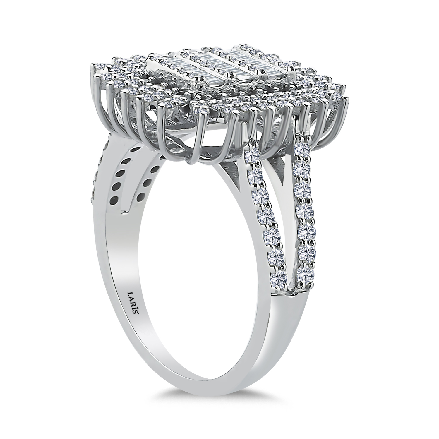 1,05 Karat Pırlanta Baget Zenith Tasarım Yüzük - LP06495