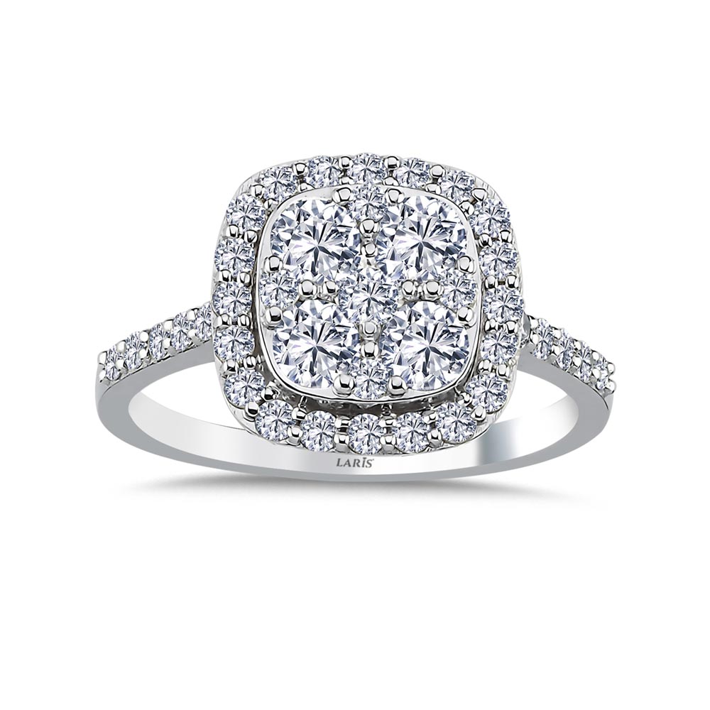 1.05 Karat Pırlanta Daisy Coronet Yüzük - LP05949