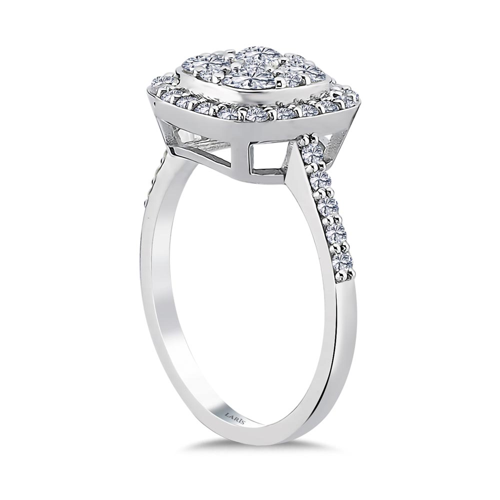 1.05 Karat Pırlanta Daisy Coronet Yüzük - LP05949