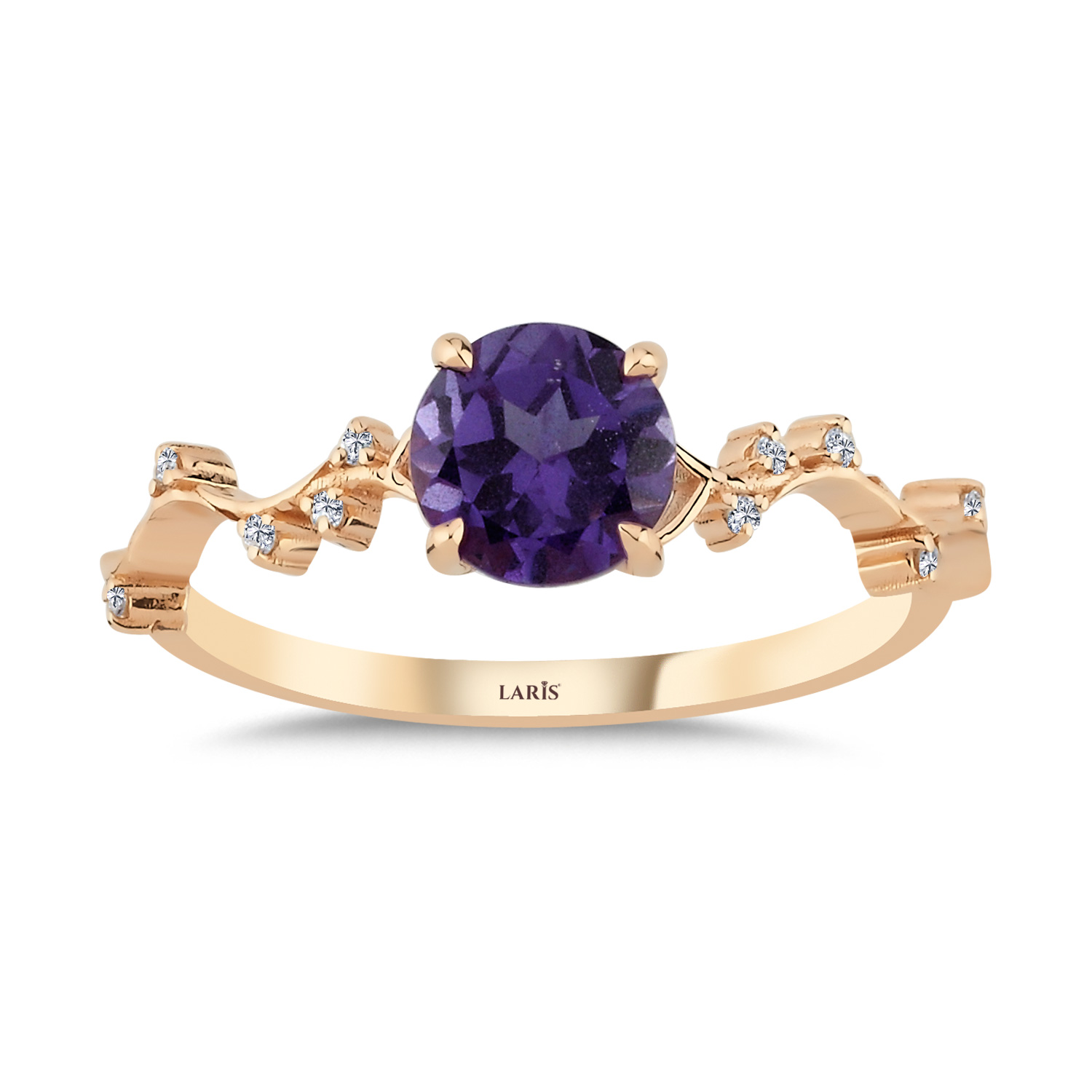 1,06 Karat Pırlanta Vintage Alexandrit Yüzük - LP11510