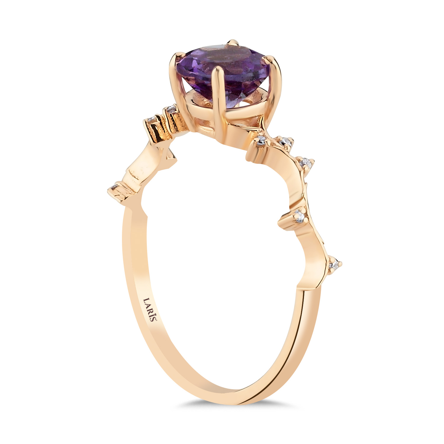 1,06 Karat Pırlanta Vintage Alexandrit Yüzük - LP11510