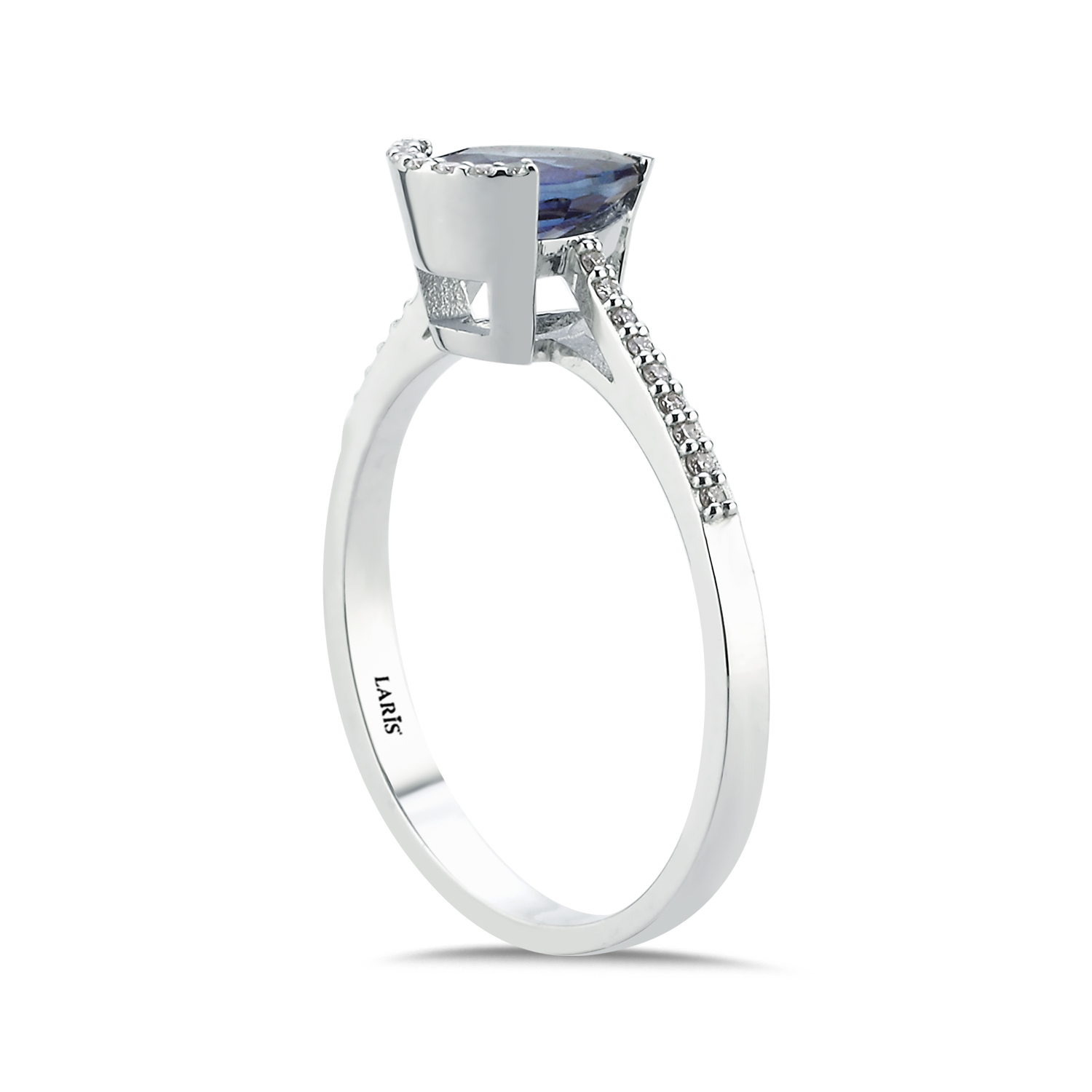 1,09 Karat Pırlanta Royale Safir Yüzük - LP09684