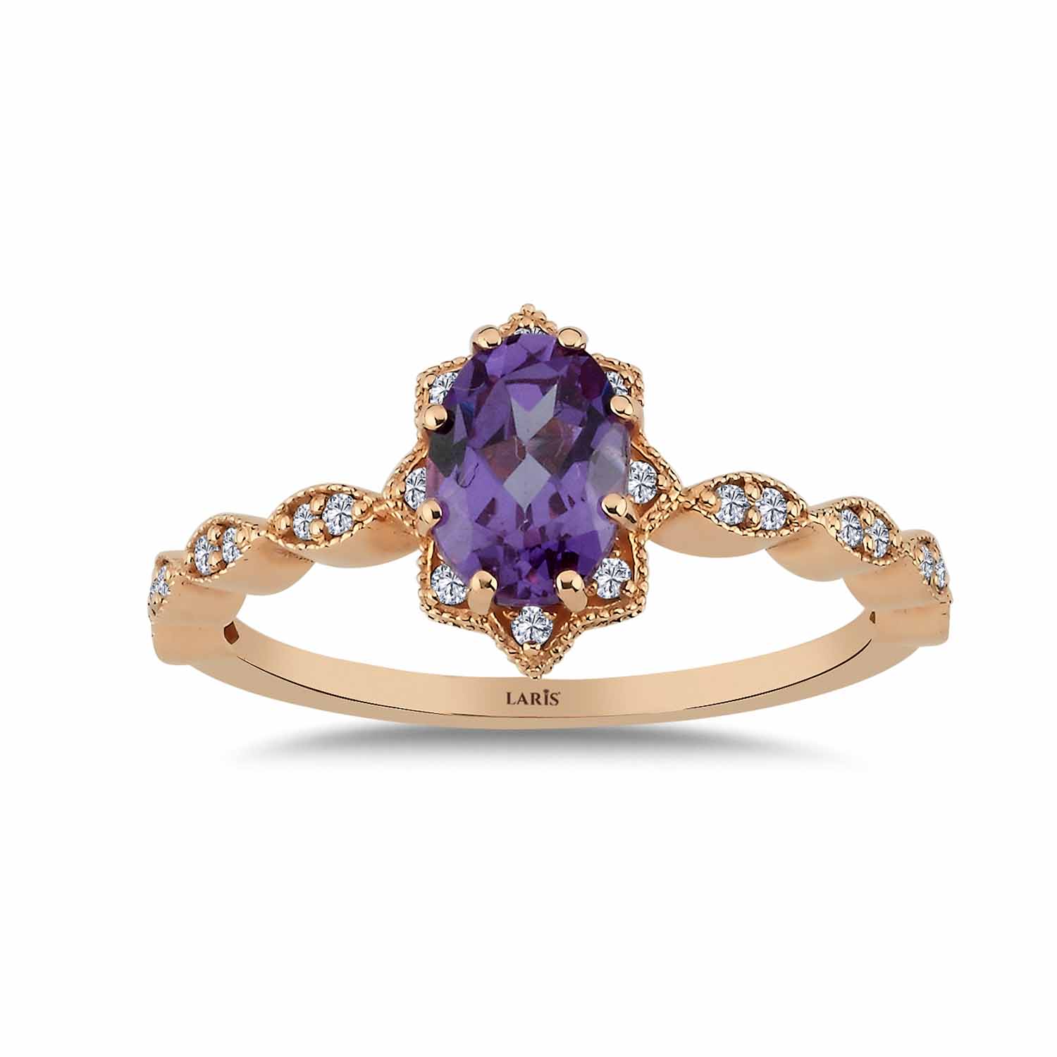 1,16 Karat Pırlanta Alexandrit Vintage Yüzük - LP09662