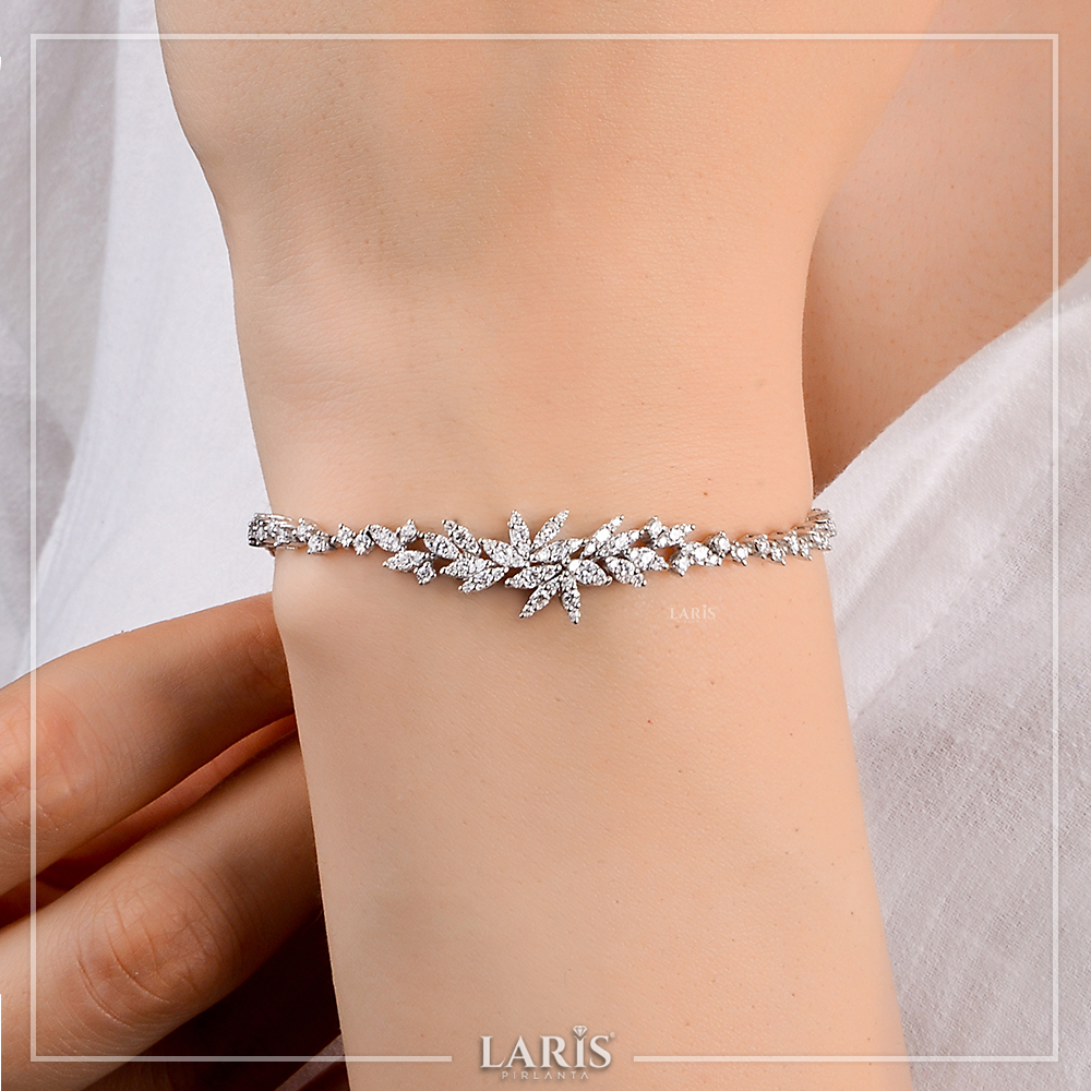 1,20 Karat Pırlanta Özel Tasarım Fantezi Bileklik - LP08038