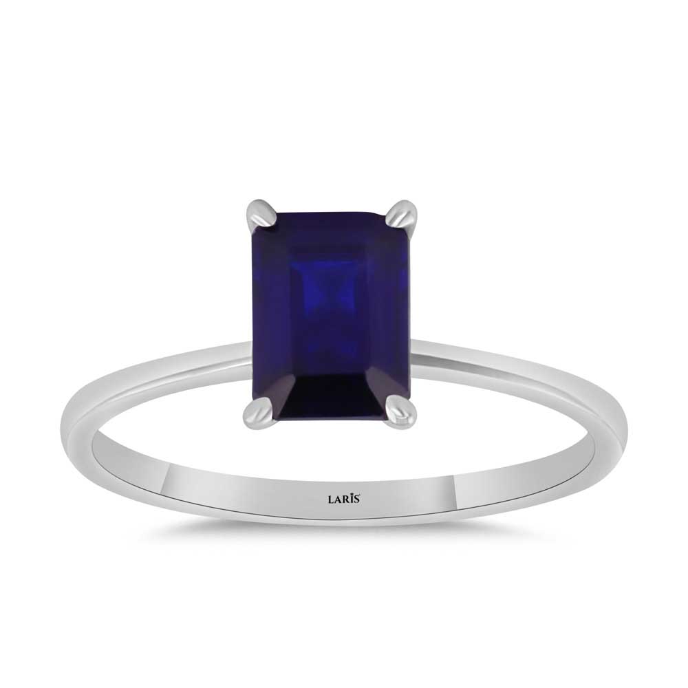 1,25 Karat Octagon Kesim Royale Safir Yüzük - LP01642