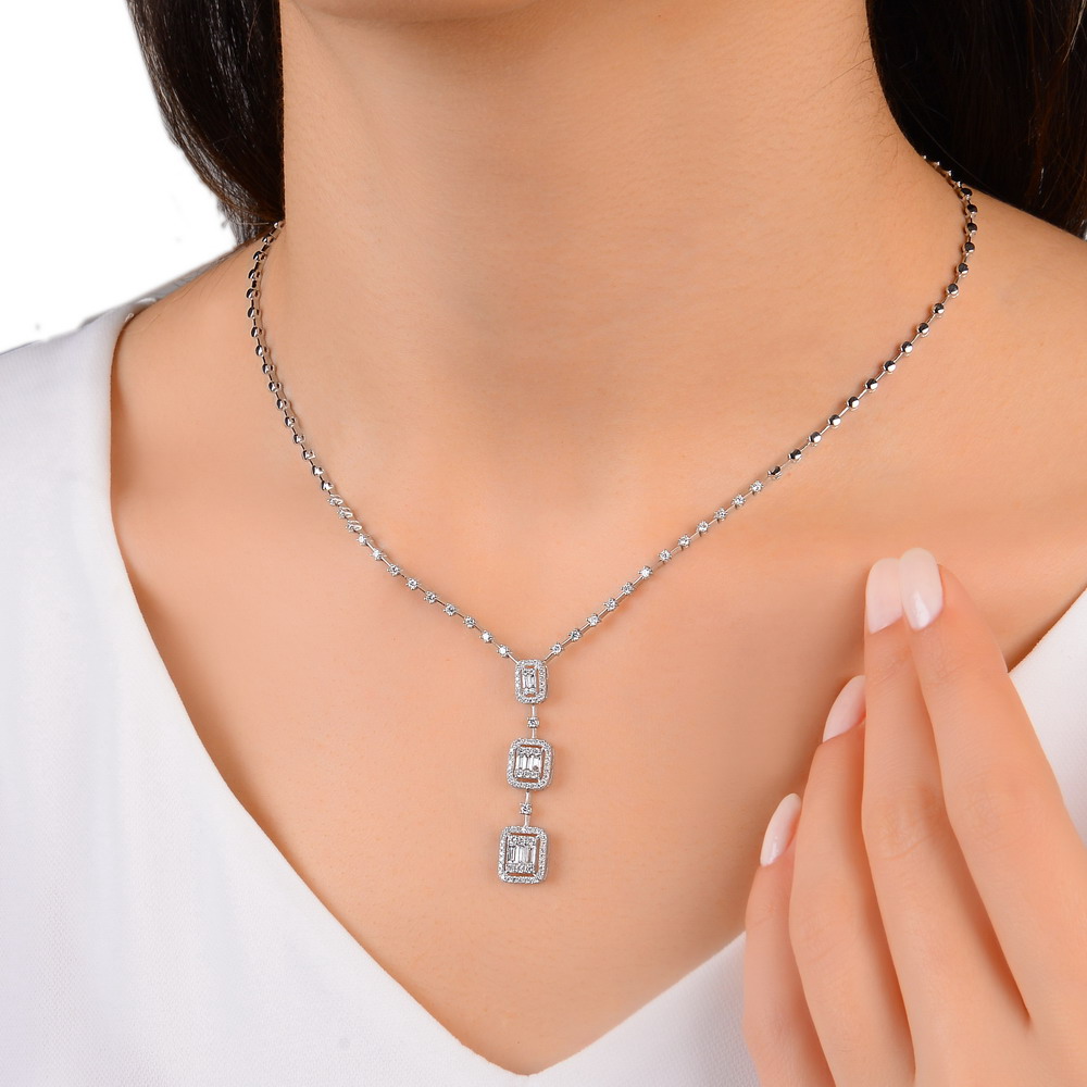 1,25 Karat Pırlanta Baget Yüzük - LP01704