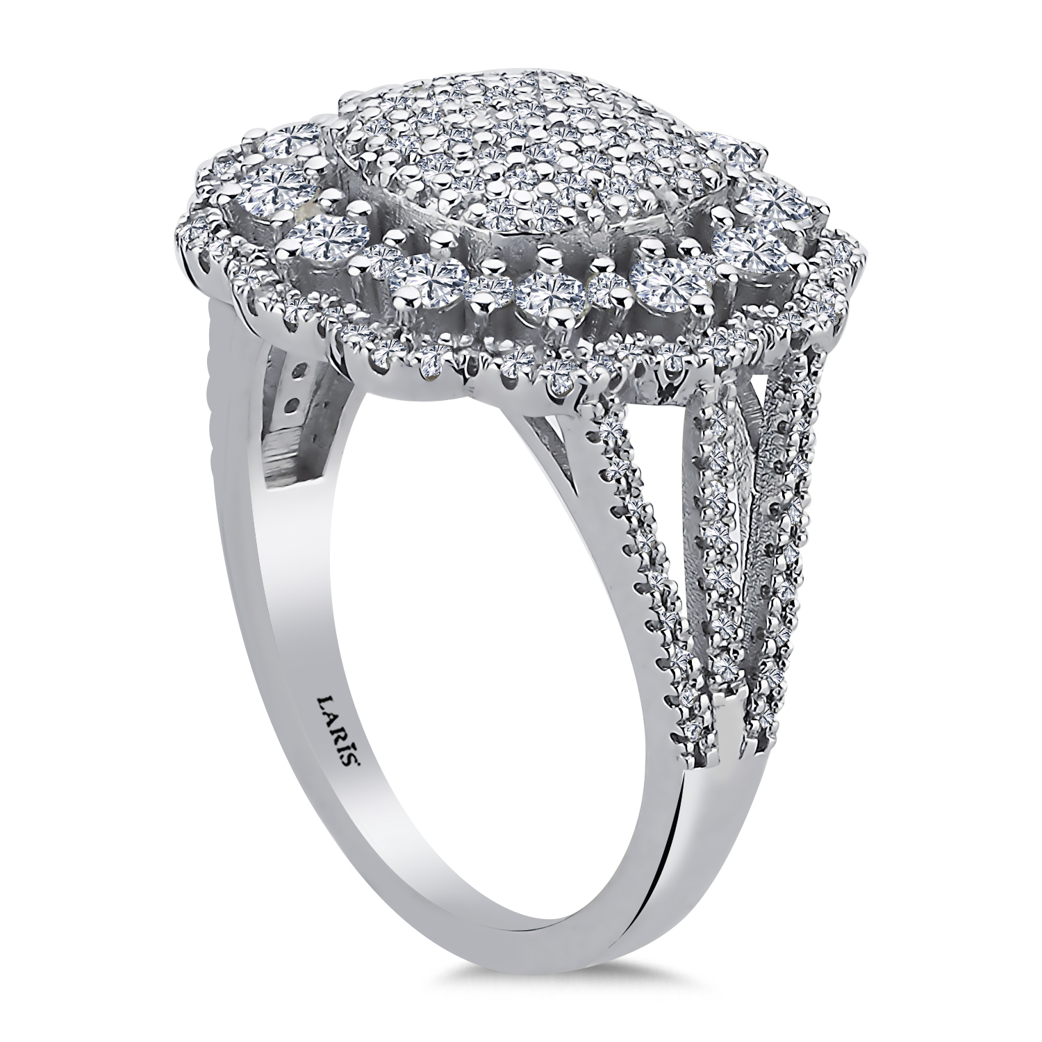 Özel Tasarım Yüzükler 1,26 Karat Pırlanta Baget Enchanté Tasarım Yüzük - LP06401