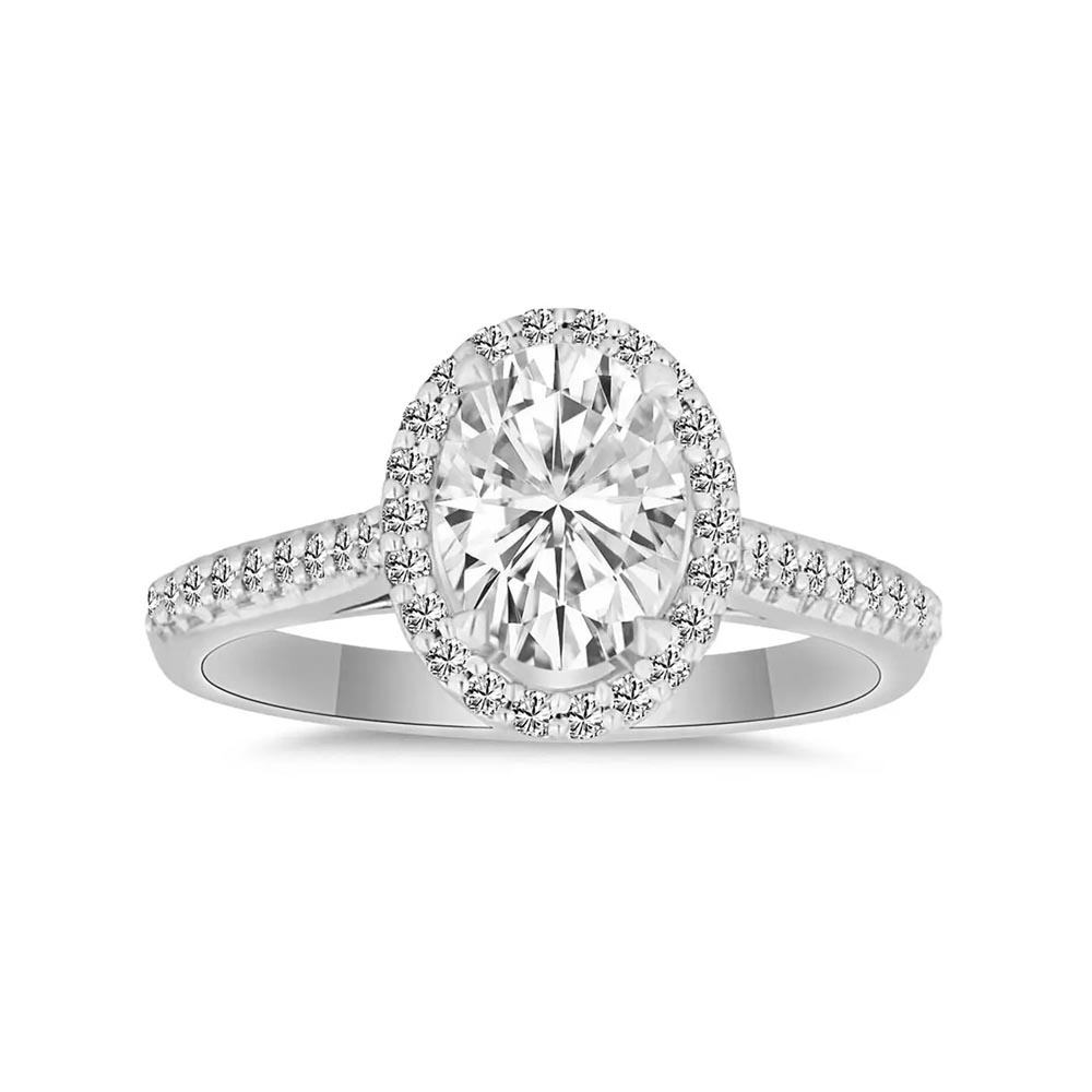 1.30 Karat Pırlanta Beyaz Topaz Tektaş Yüzük - LP11650