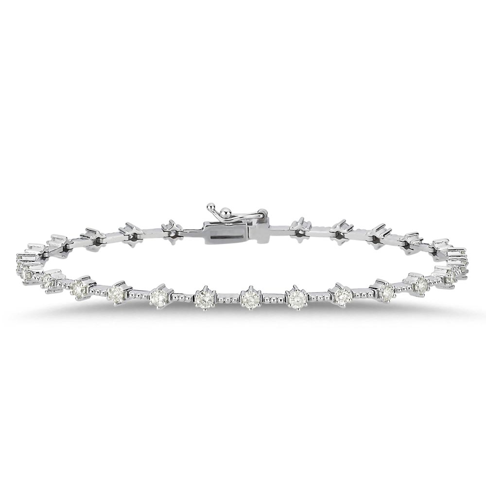 1,37 ct. Pırlanta Suyolu Bileklik - LP05606