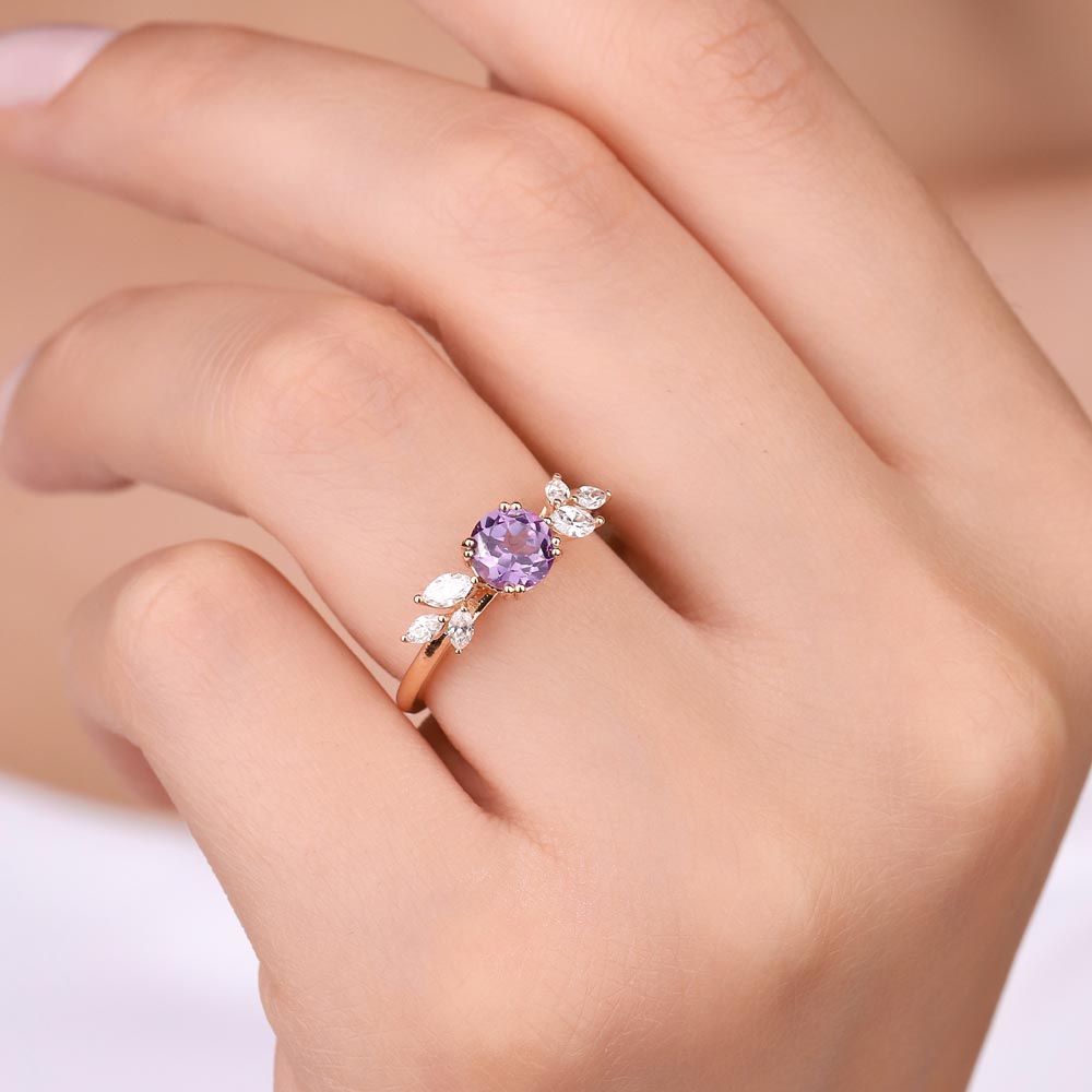 1,38 Karat Pırlanta Vintage Alexandrit Yüzük - LP02913