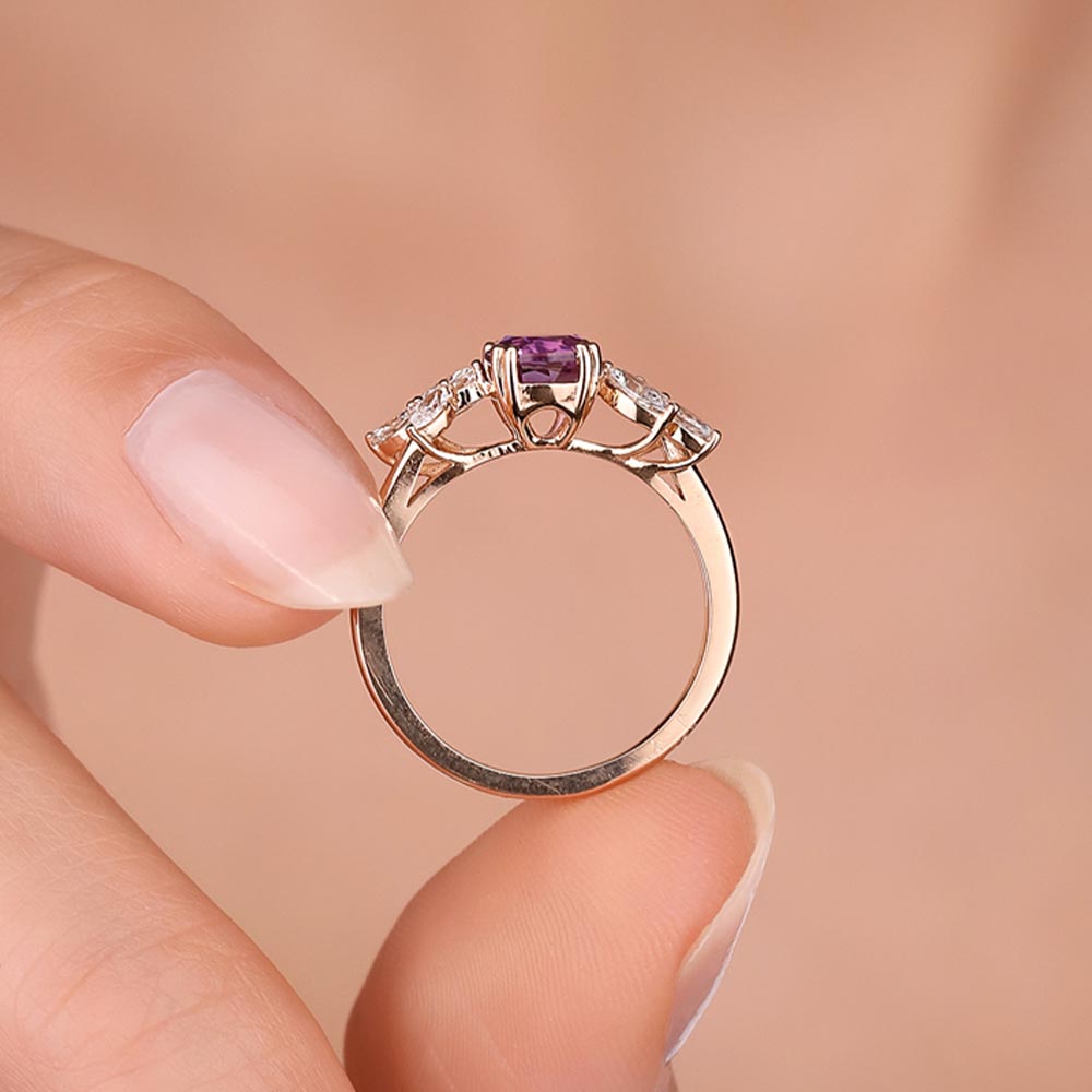 1,38 Karat Pırlanta Vintage Alexandrit Yüzük - LP02913