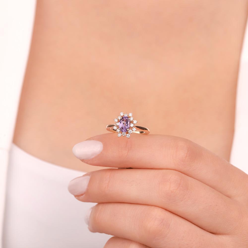 1,43 Karat Pırlanta Vintage Alexandrit Yüzük - LP03760