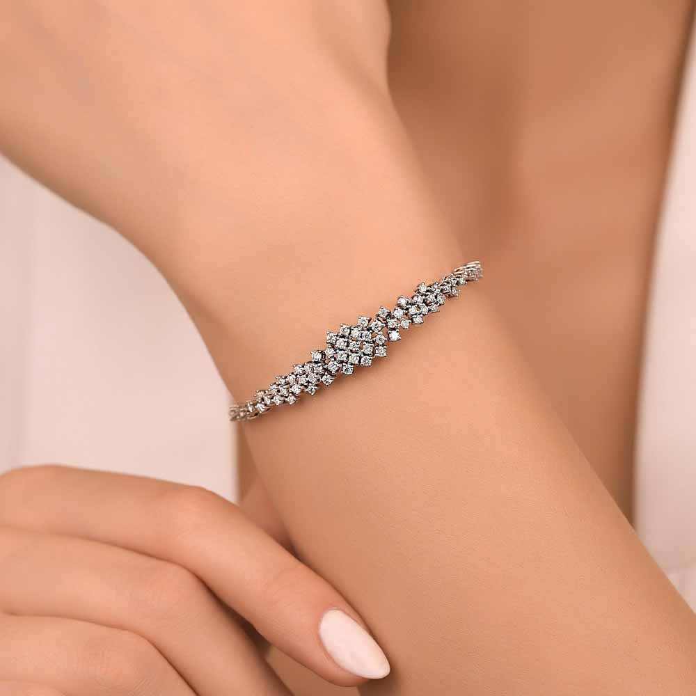 1,45 Karat Pırlanta Özel Tasarım Bileklik - LP04968