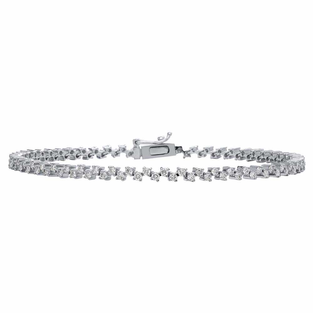 1,60 Karat Pırlanta Çapraz Su Yolu Bileklik - LP10163