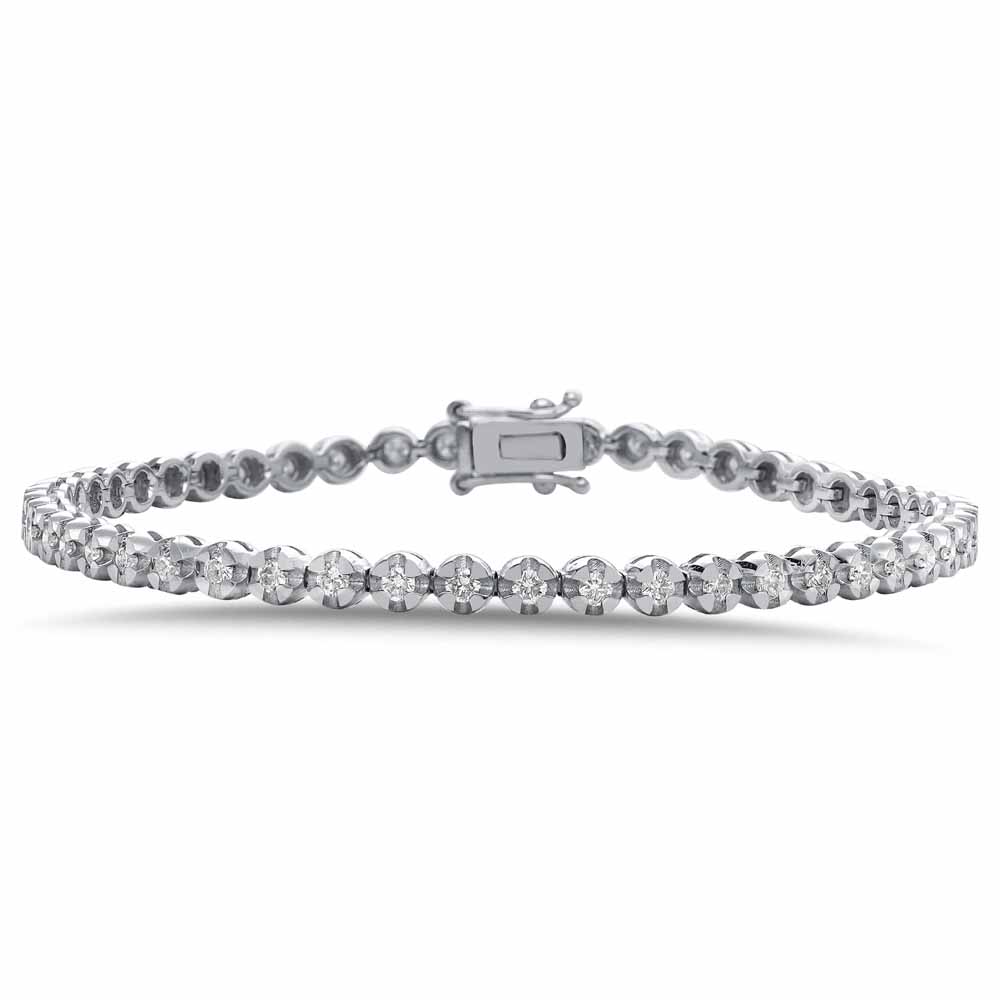 1,78 ct. Pırlanta Su Yolu Bileklik - LP04109