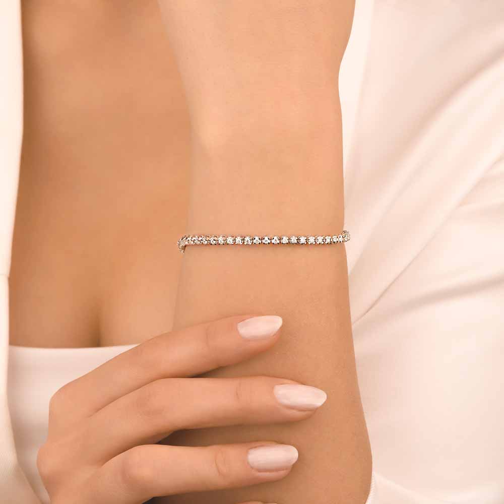 1,78 ct. Pırlanta Su Yolu Bileklik - LP04109