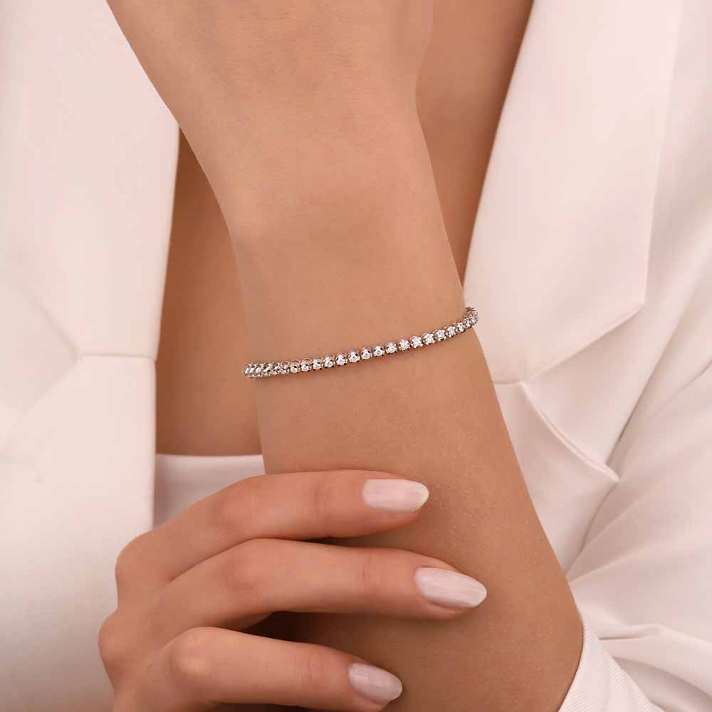 1,78 ct. Pırlanta Su Yolu Bileklik - LP04109