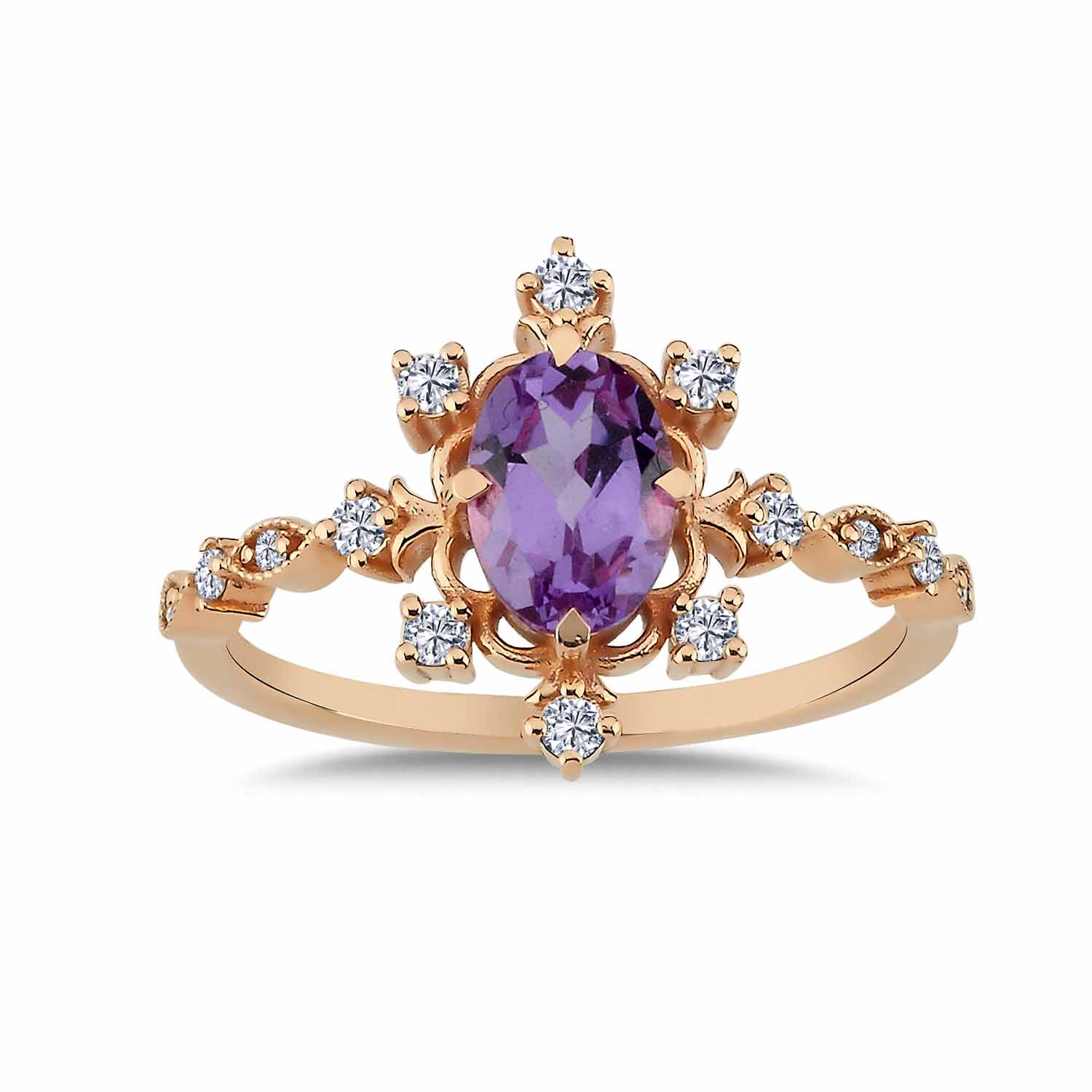 1,82 Karat Pırlanta Vintage Alexandrit Yüzük - LP07343