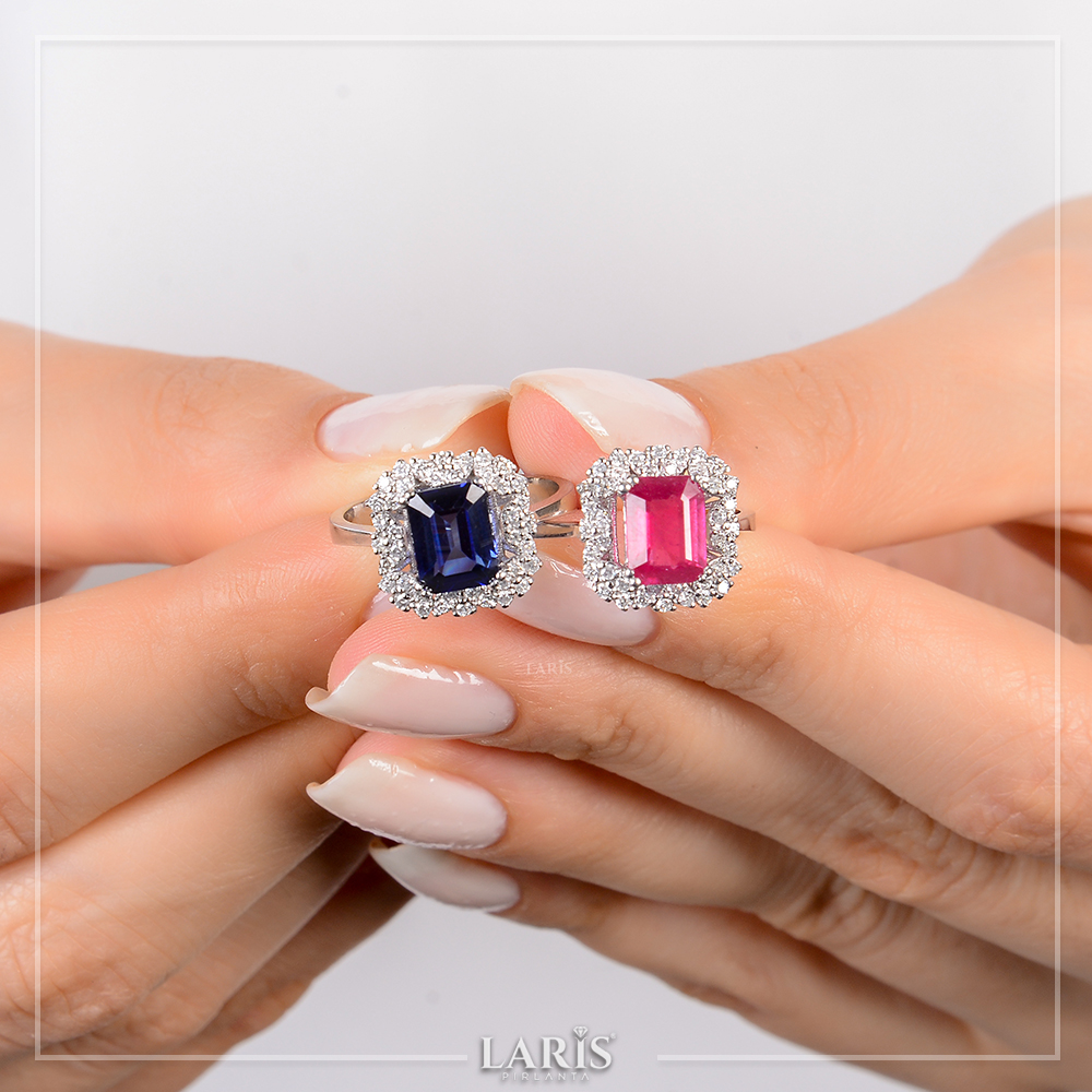 2,57 Karat Pırlanta Royale Safir Yüzük - LP11210