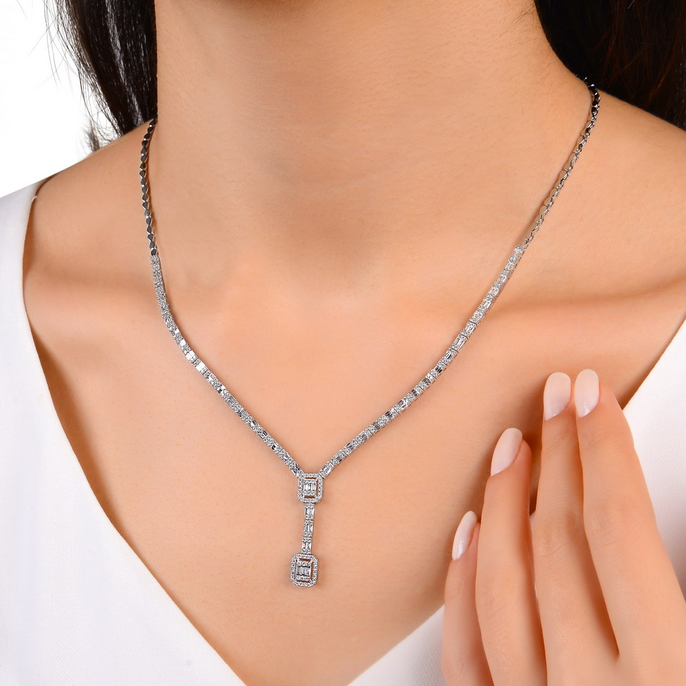 2,72 Karat Pırlanta Baget Gerdanlık - LP01842