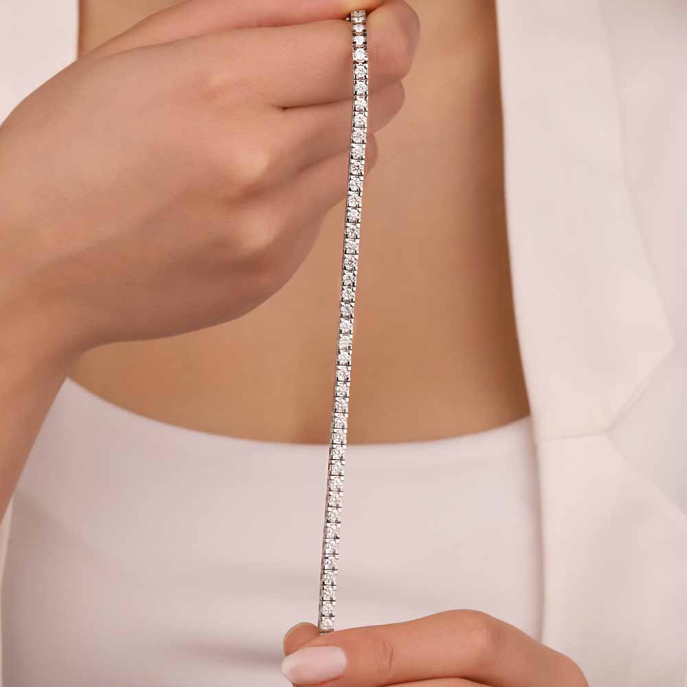 5,82 Karat Pırlanta Su Yolu Bileklik - LP01575