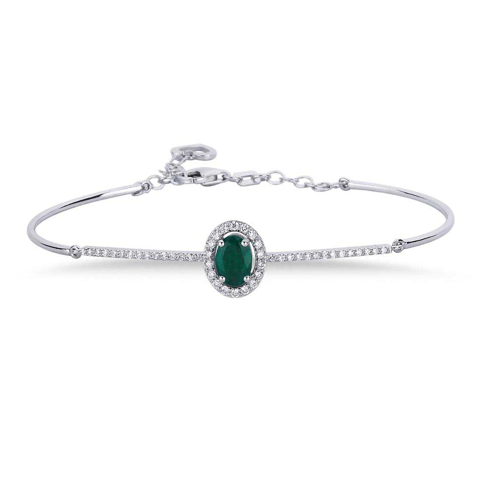 Pırlanta Zümrüt Hediyelik Bileklik - LP10185