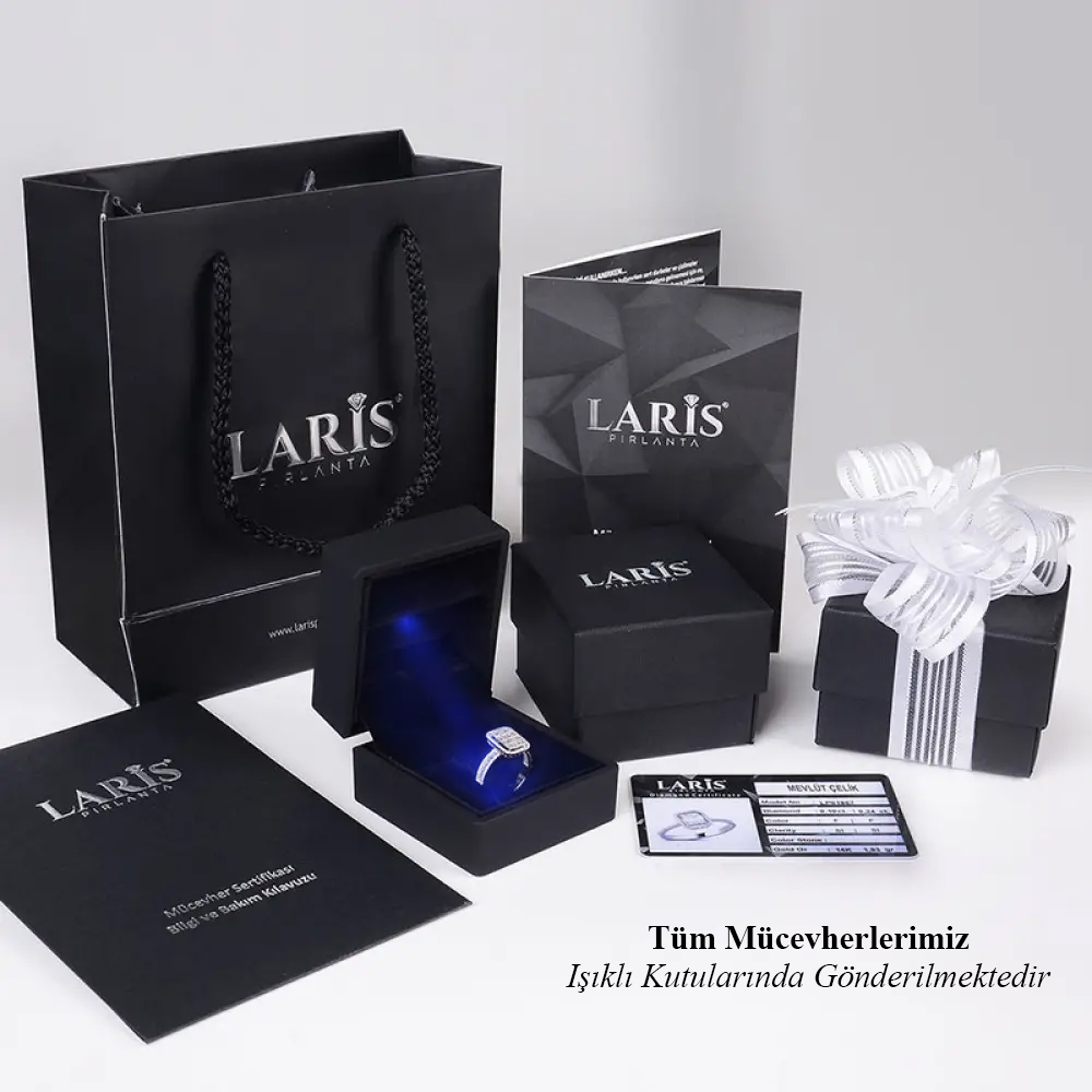 0,40 Karat Pırlanta Tiffany Tektaş Yüzük